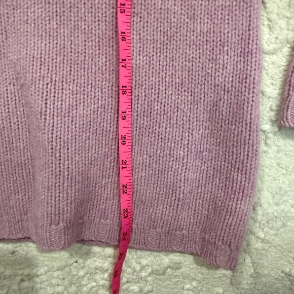 J. Crew Lavender Crew Neck Sweater 100% Wool - Picture 6 of 6